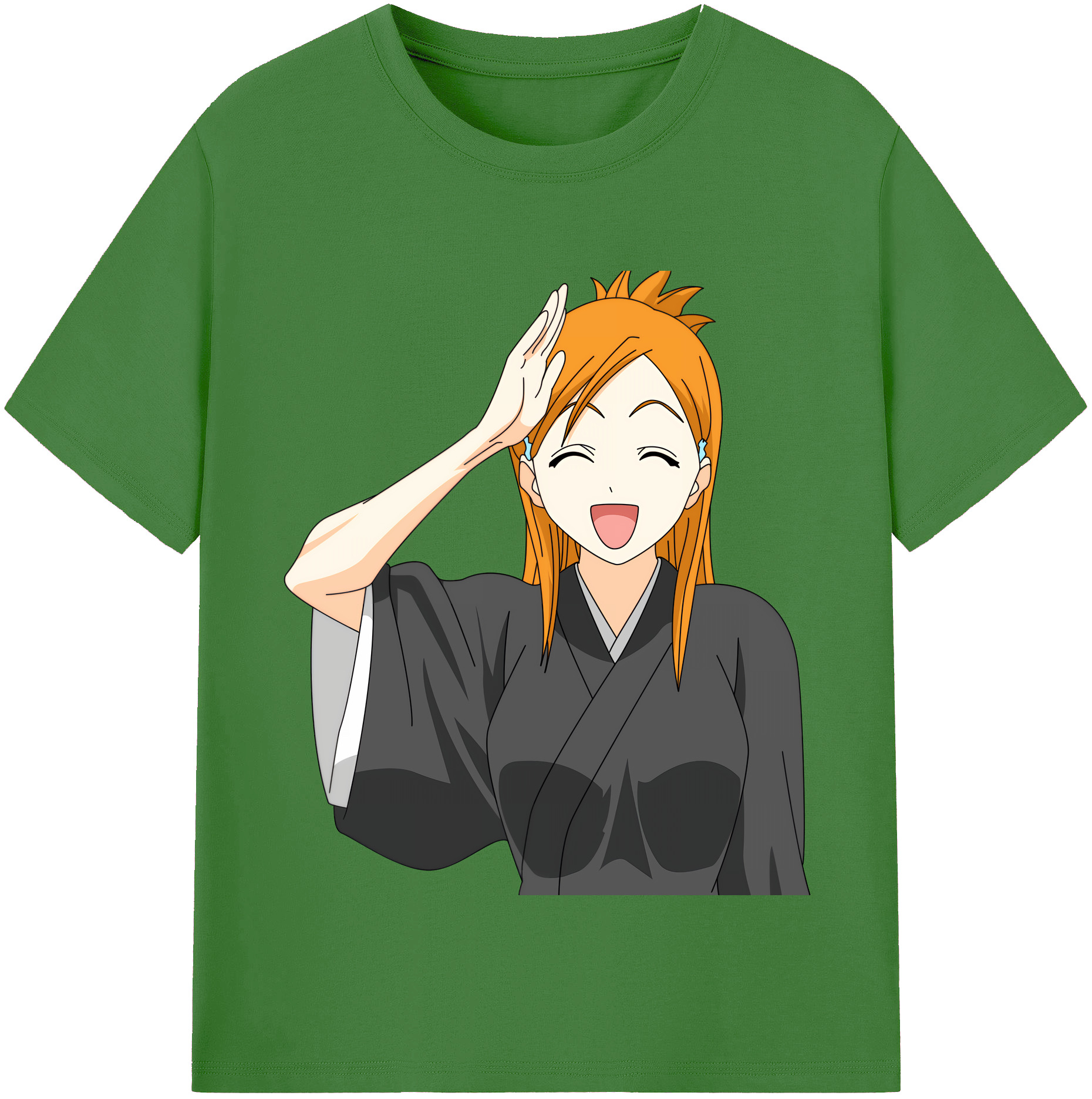 （画像用） ブリーチ 井上織姫（いのうえおりひめ） BLEACH Inoue Orihime レディースカジュアルプリントTシャツ（綿100％）